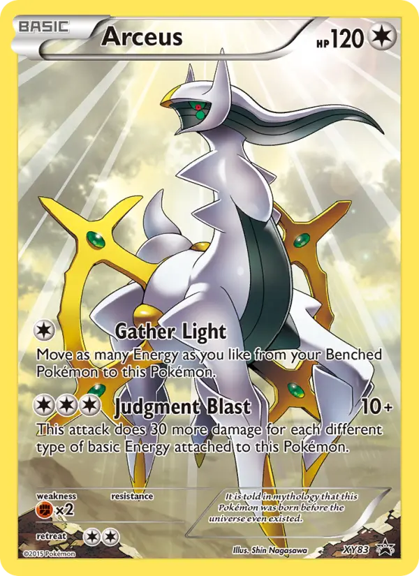 Arceus — XY Black Star Promos card #XY83