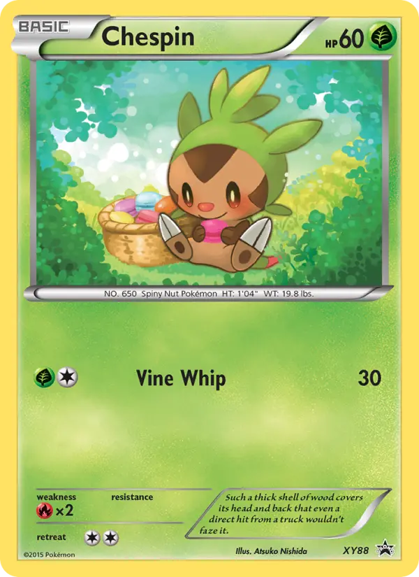 Chespin — XY Black Star Promos card #XY88