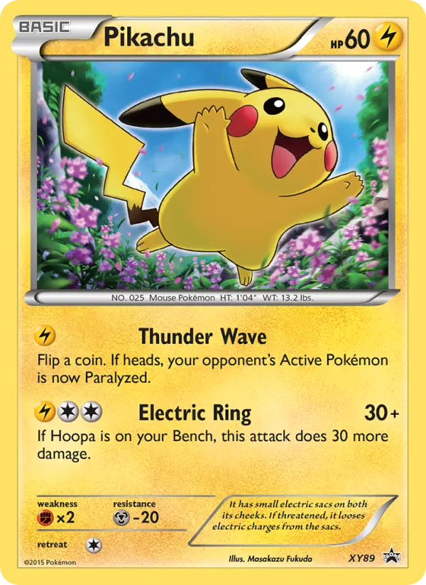 Pikachu — XY Black Star Promos card #XY89