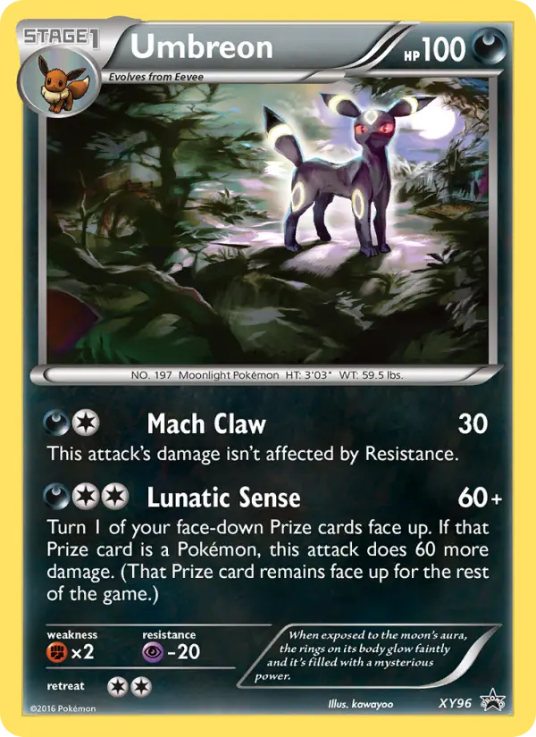 Umbreon — XY Black Star Promos card #XY96