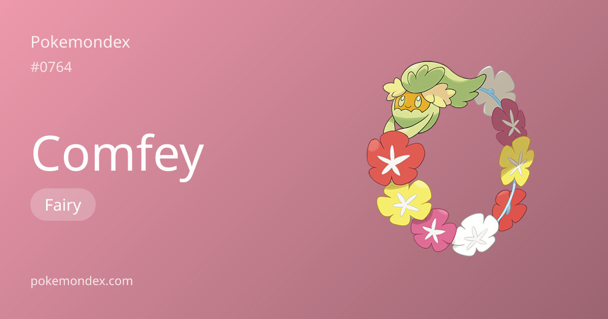 Comfey (fairy-type) — Stats, Weaknesses & Where to Find | Pokemondex