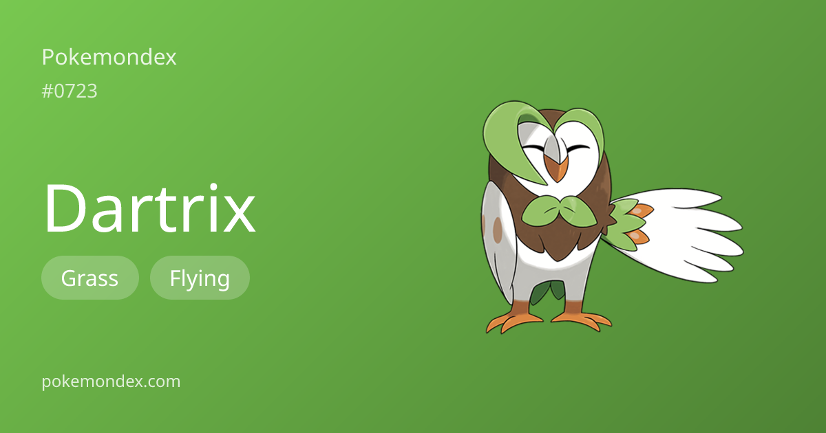 Dartrix Pokédex Entry — Biology, Battle Guide & Locations | Pokemondex
