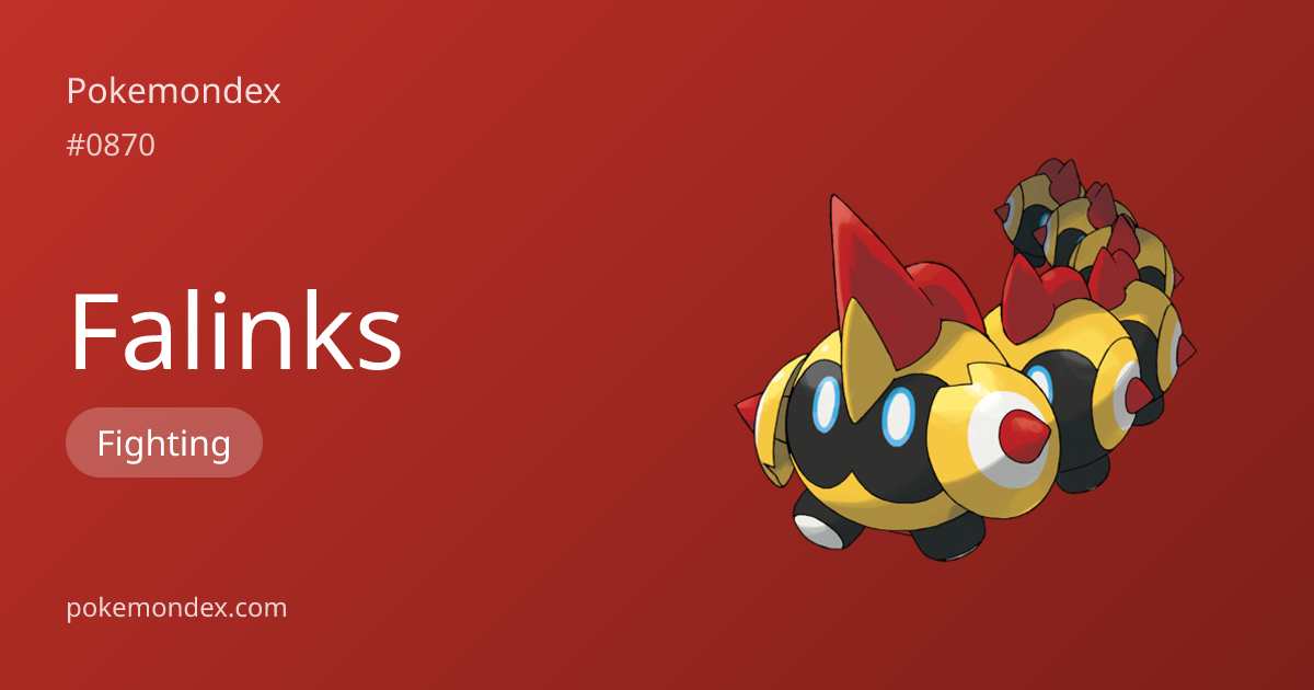 Falinks (#870) — Competitive Guide & Full Pokédex Profile | Pokemondex
