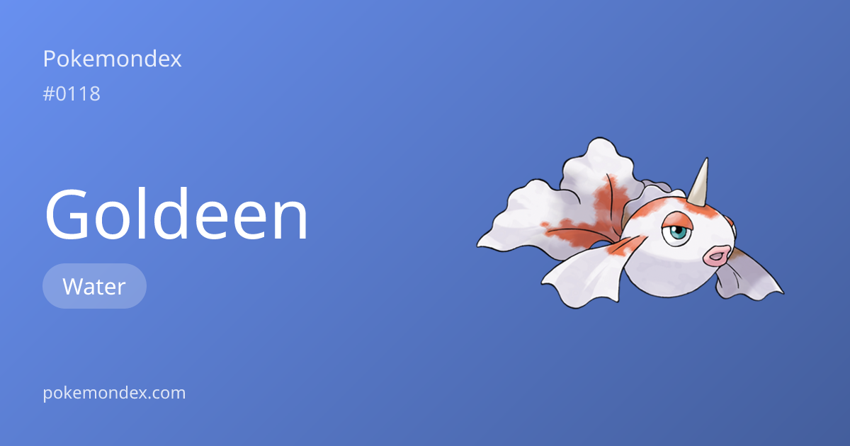 Goldeen Pokédex Entry — Biology, Battle Guide & Locations | Pokemondex