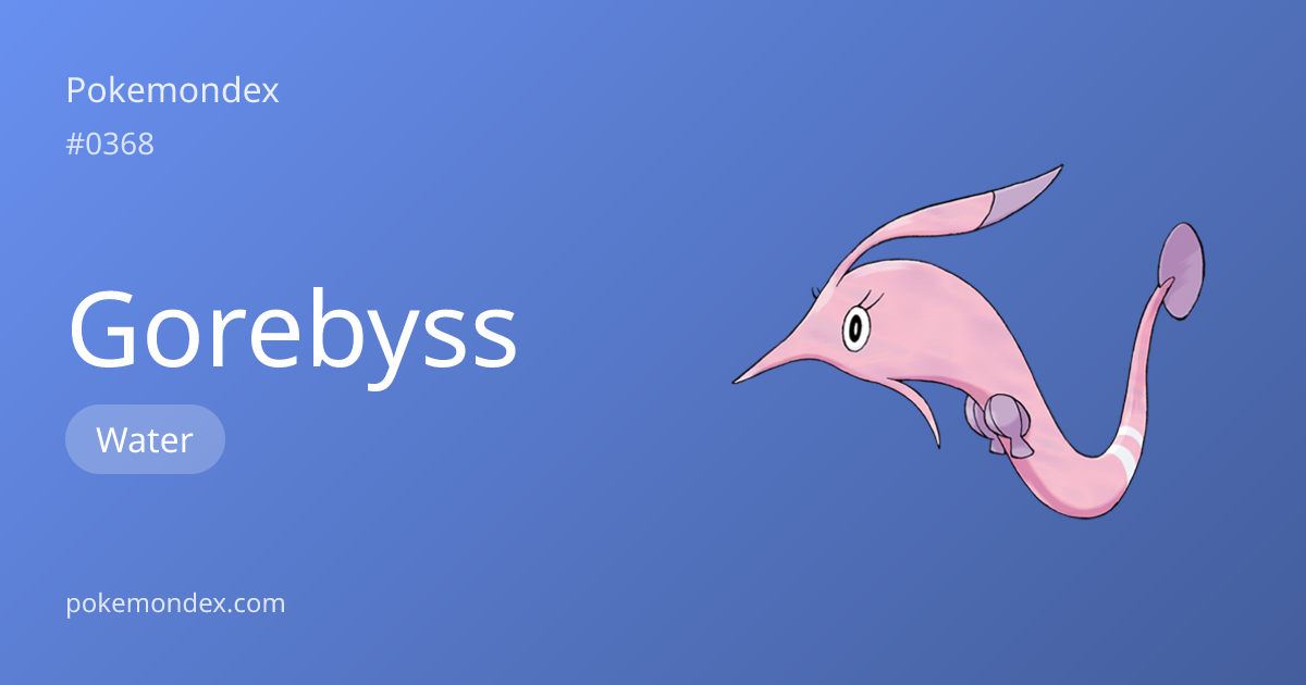 Gorebyss Pokédex Entry — Biology, Battle Guide & Locations | Pokemondex