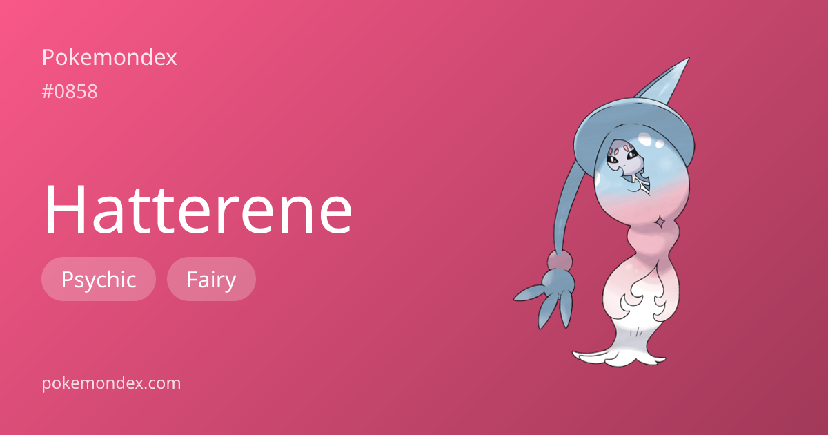 Hatterene Pokédex Entry — Biology, Battle Guide & Locations | Pokemondex