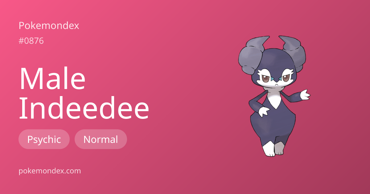 Male Indeedee — Type, Stats & Battle Strategy