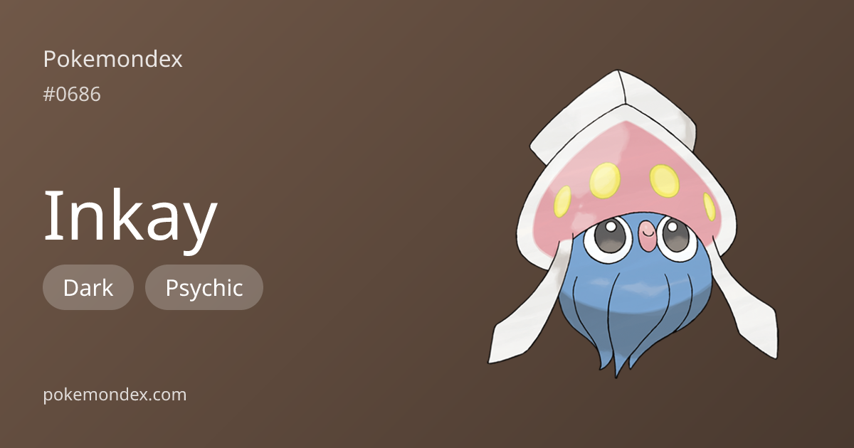 Inkay Type, Stats & Strategy — Pokemondex | Pokemondex