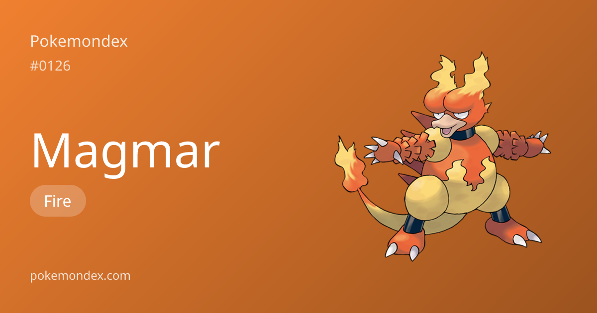 Magmar — Type, Stats & Battle Strategy