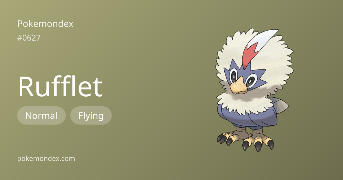 Everything About Rufflet — Evolution, Moves & TCG Cards | Pokemondex