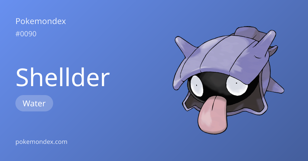 Shellder (#90) — Competitive Guide & Full Pokédex Profile | Pokemondex