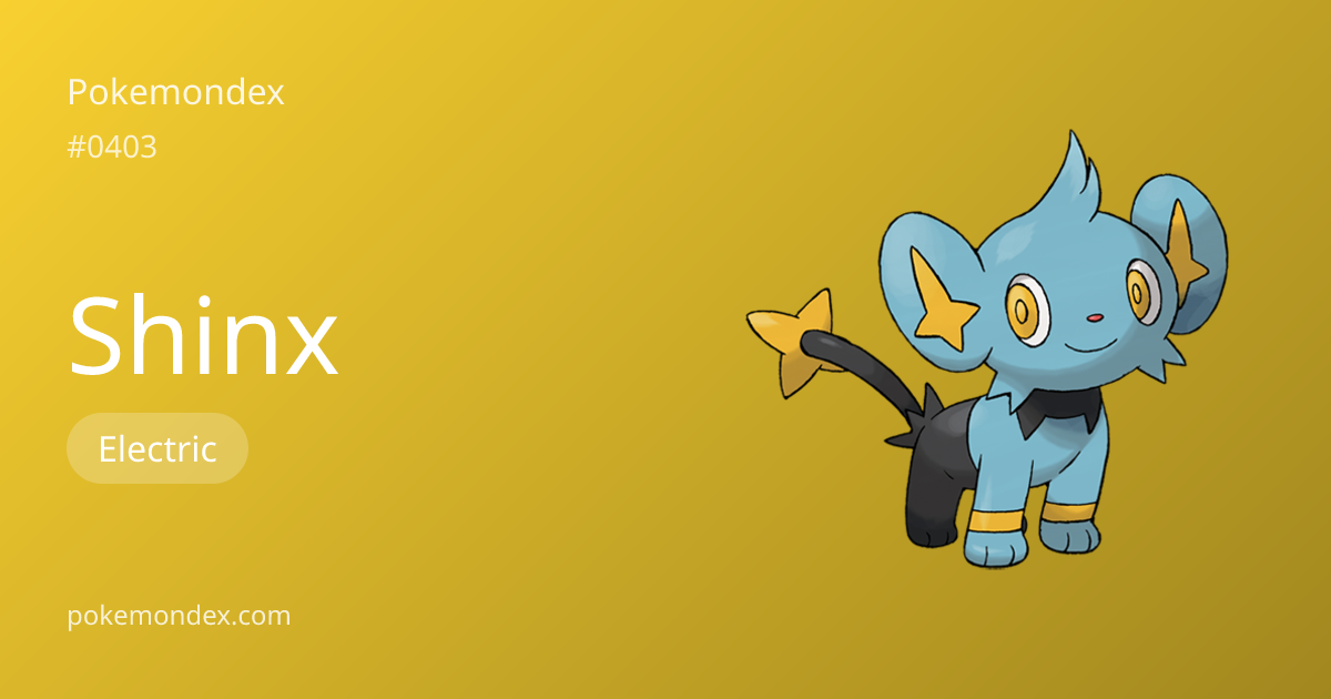 Shinx Pokédex Entry — Biology, Battle Guide & Locations | Pokemondex