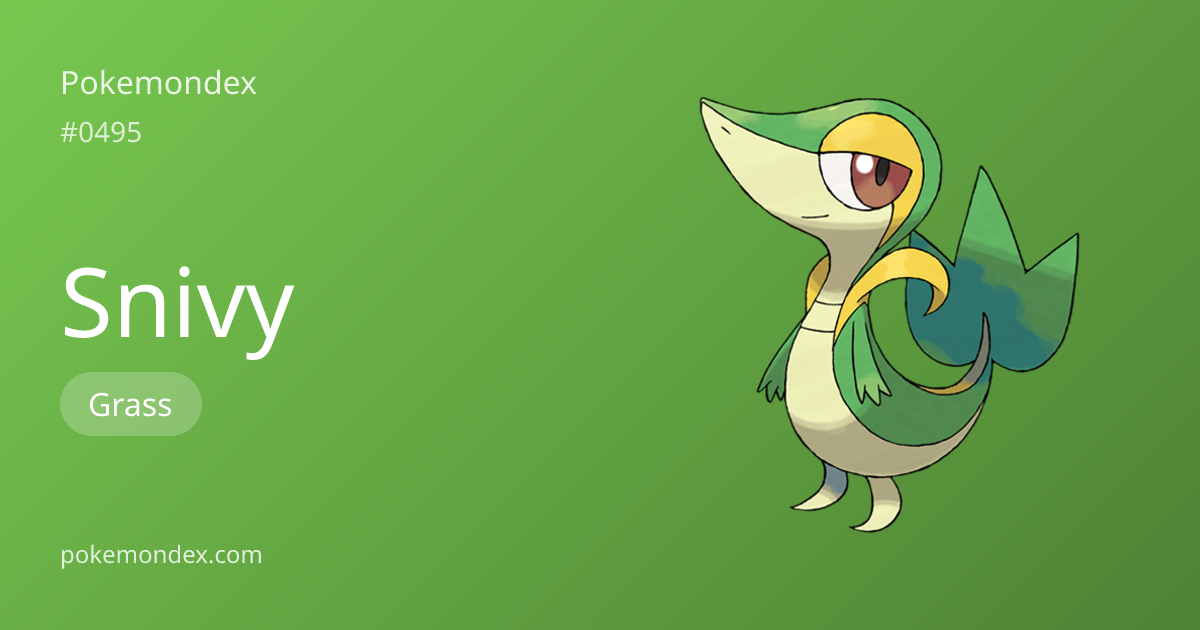 Snivy (#495) — Stats, Moves & Competitive Guide