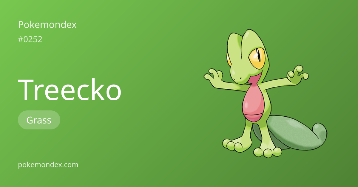 Treecko — Evolution, Moves & TCG Cards